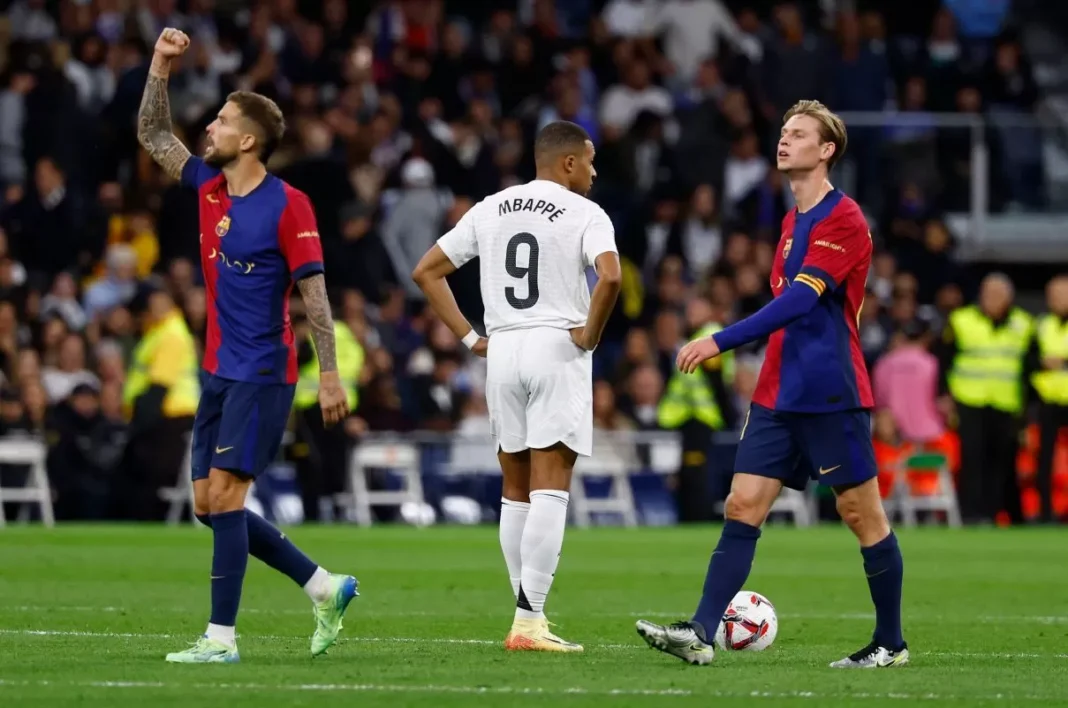 Barcelona dan Real Madrid akan kembali bersua pada edisi terbaru El Clasico di Estadio de La Cartuja, Minggu, 27 April 2025, pukul 03.00 WIB.
