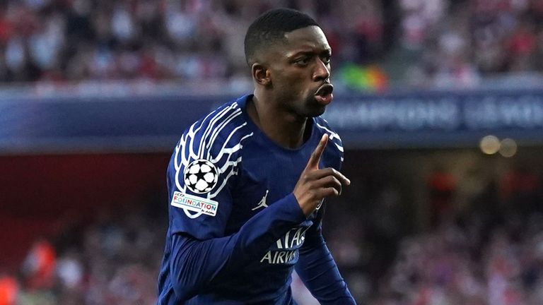 Ousmane Dembele Paris Saint-Germain