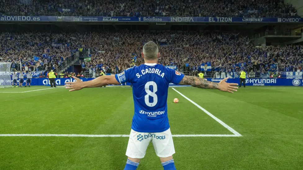 Santi Cazorla membuktikan bahwa tekad bisa mengalahkan segalanya dengan membawa Real Oviedo ke final play-off La Liga.