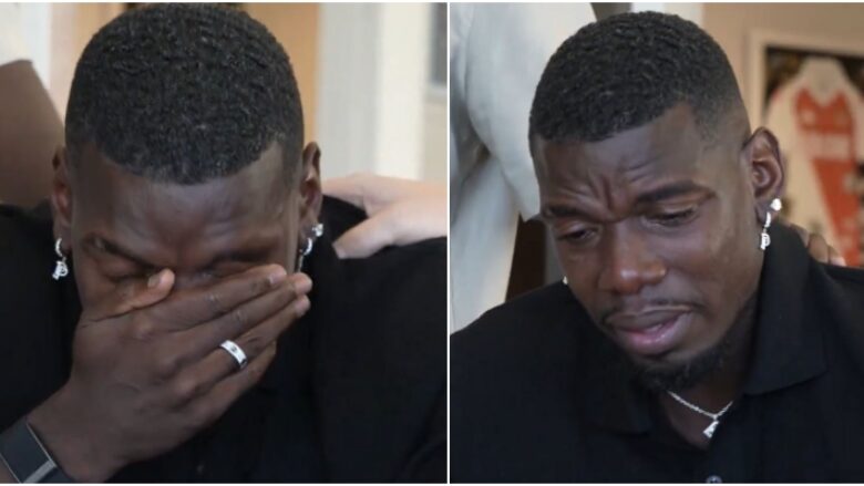 Air mata haru mewarnai momen bersejarah Paul Pogba saat ia resmi menandatangani kontrak bersama AS Monaco.