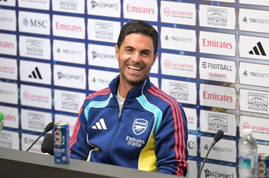 Pelatih Arsenal, Mikel Arteta, mengungkapkan bahwa timnya saat ini masih 
