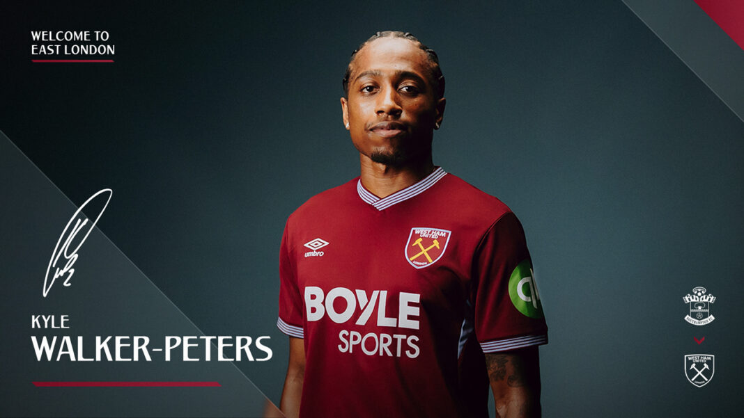 West Ham mengukuhkan kedatangan bek serbabisa Kyle Walker-Peters tanpa biaya transfer setelah menyelesaikan kontraknya di Southampton.