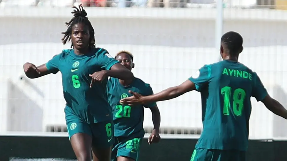 Timnas Nigeria menunjukan dominasi dengan mengalahkan Zambia 5-0 di Casablanca, melaju ke semifinal Piala Afrika Wanita 2024.