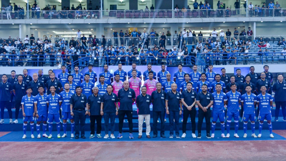 Stadion Gelora Bandung Lautan Api menjadi saksi acara launching resmi Persib Bandung menjelang bergulirnya Super League 2025/26.