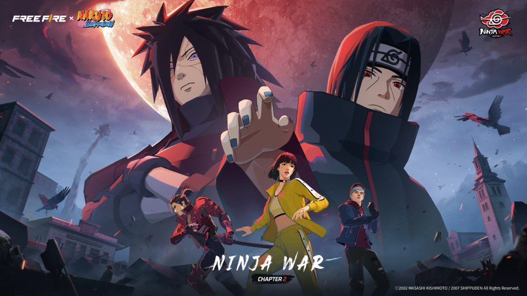 Kolaborasi kedua Free Fire X Naruto Shippuden
