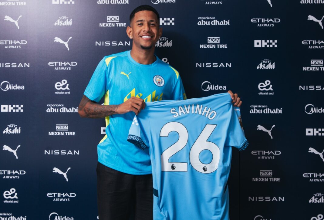 Tottenham Hotspur dikabarkan tengah menjajaki kemungkinan transfer pemain sayap muda asal Brasil, Savinho, dari Manchester City.