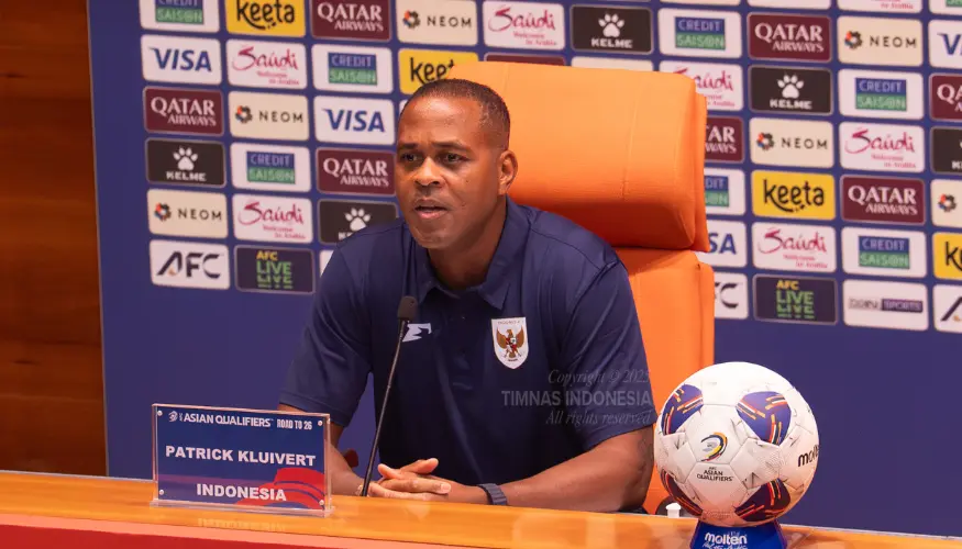 Dalam konferensi pers yang digelar Jumat, 10 Oktober 2025, Patrick Kluivert menyampaikan pandangannya mengenai laga mendatang melawan Irak.