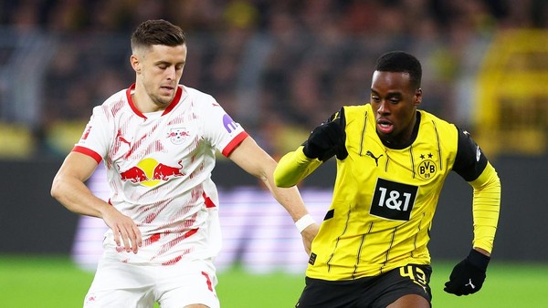 BVB atau Borussia Dortmund harus rela berbagi poin dengan tamunya RB Leipzig setelah keduanya sama-sama mencetak satu gol.