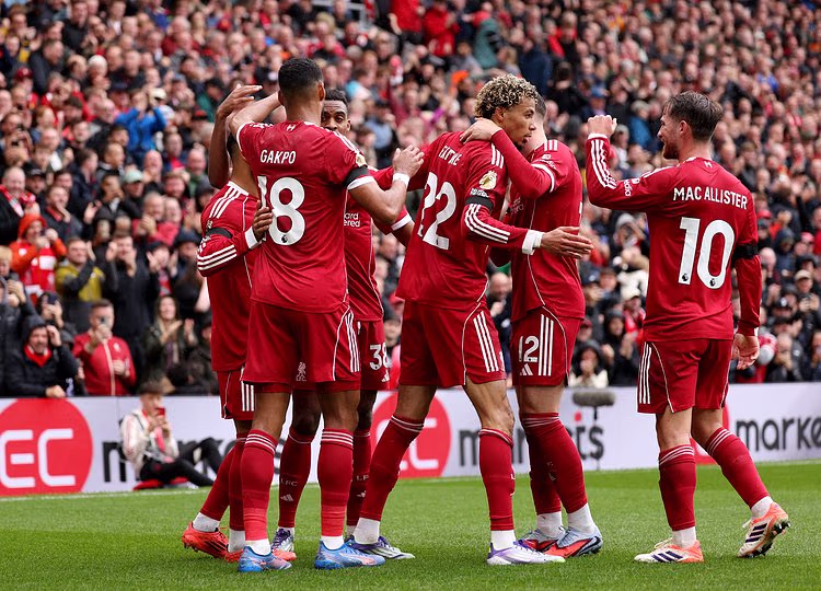 Liverpool berhasil memenangkan derby Merseyside setelah mereka mengalahkan Everton dengan skor tipis 2-1 di Anfield.