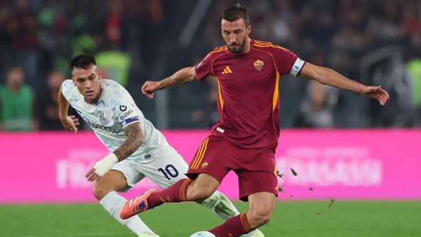 Gol tunggal dari Ange-Yoan Bonny di menit keenam berhasil membawa Inter Milan mencuri tiga poin di kandang AS Roma.