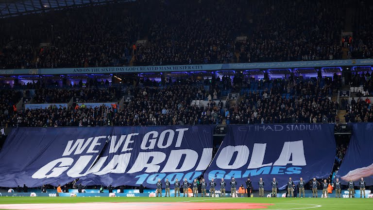 Pep Guardiola ucapkan terima kasih kepada pemain Manchester City