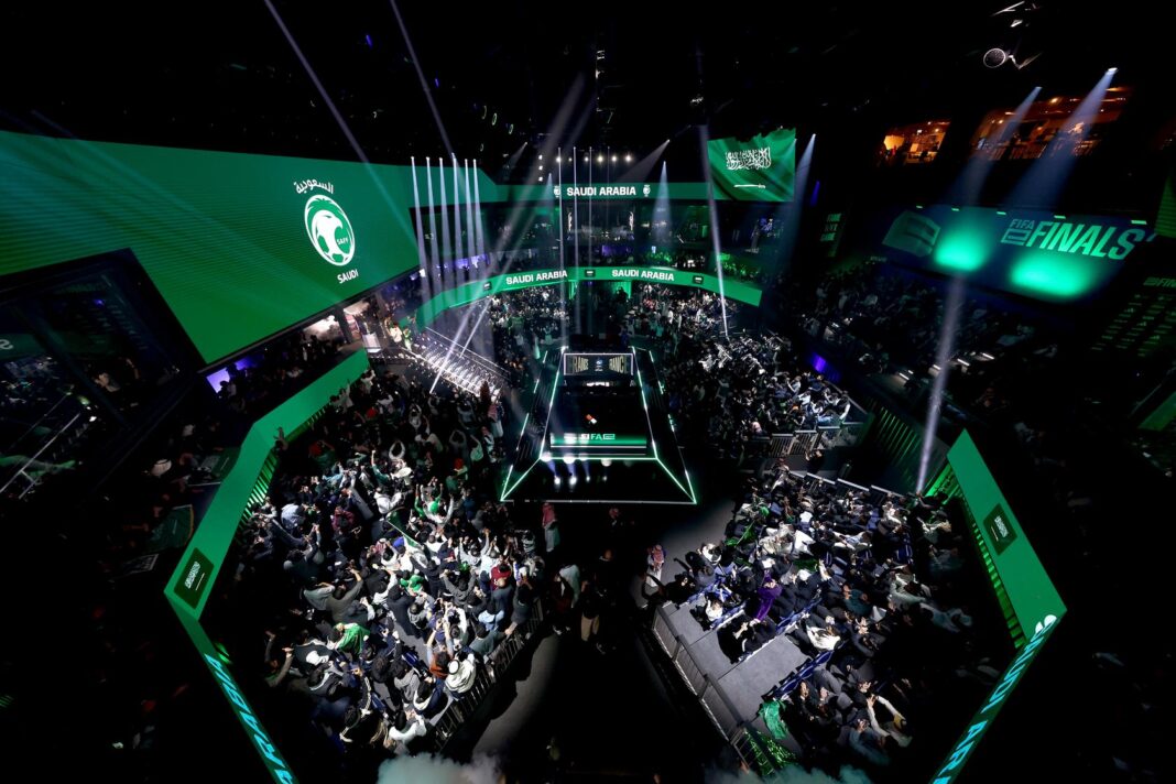 Panggung final FIFAe World Cup 2025