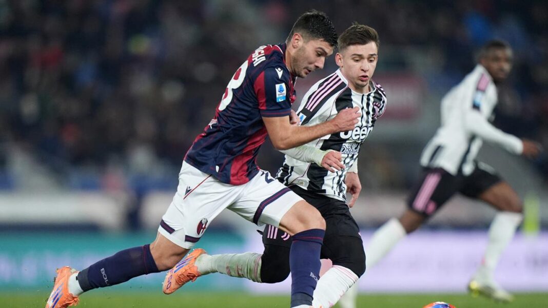 Gol tunggal dari Juan Cabal di menit ke-64 berhasil membawa Juventus menang atas Bologna di kandang lawan, skor akhir 0-1.