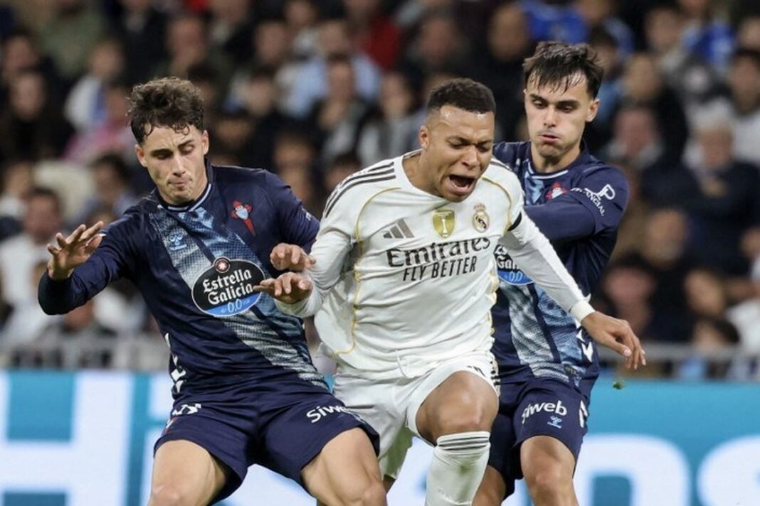 Real Madrid secara mengejutkan kalah dari Celta Vigo di kandang sendiri di Santiago Bernabeu, skor akhir pertandingan ini 0-2.