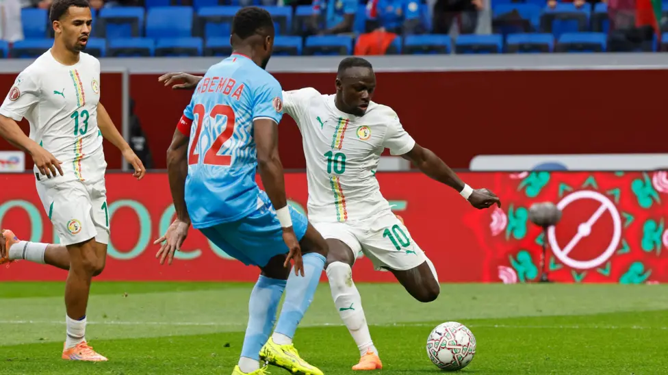 Senegal berhasil bangkit dari ketertinggalan untuk mengakhiri pertandingan dengan skor imbang melawan DR Congo.
