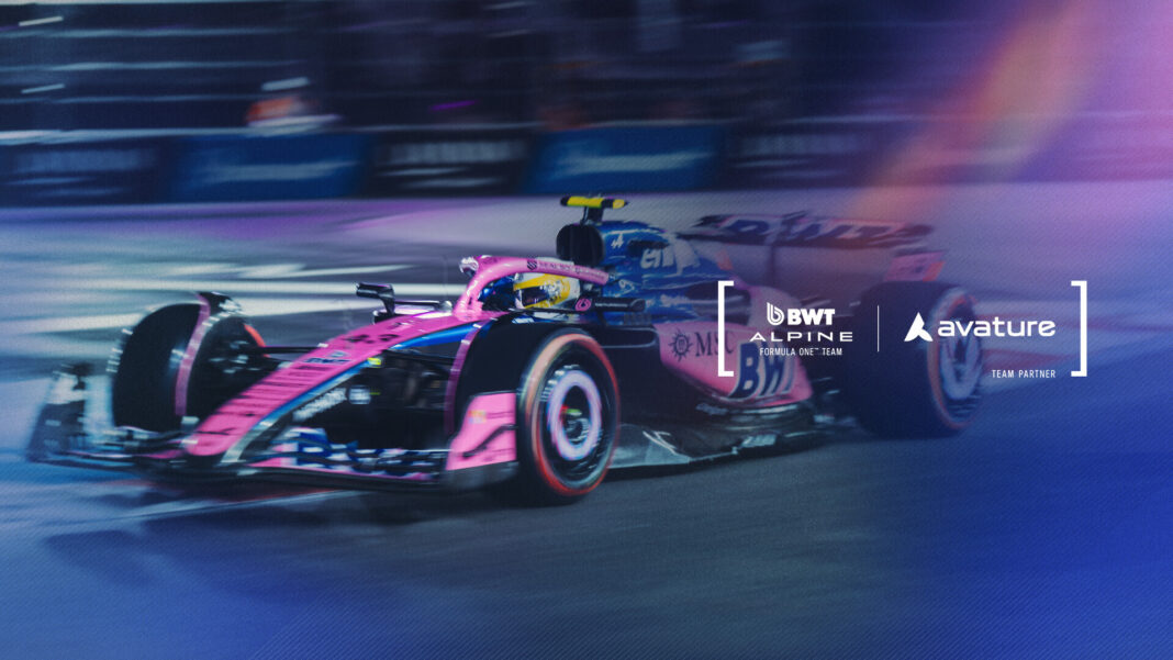 Alpine mendapatkan sponsor baru, Avature
