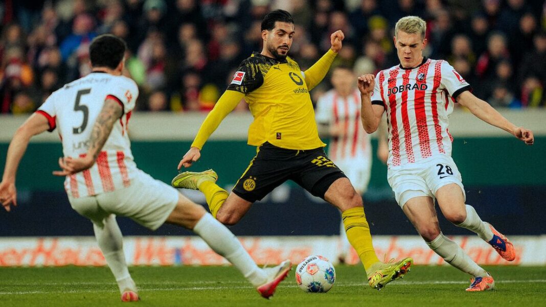 Freiburg harus rela bermain imbang saat menjamu lawannya, Borussia Dortmund atau BVB usai keduanya sama-sama mencetak satu gol.