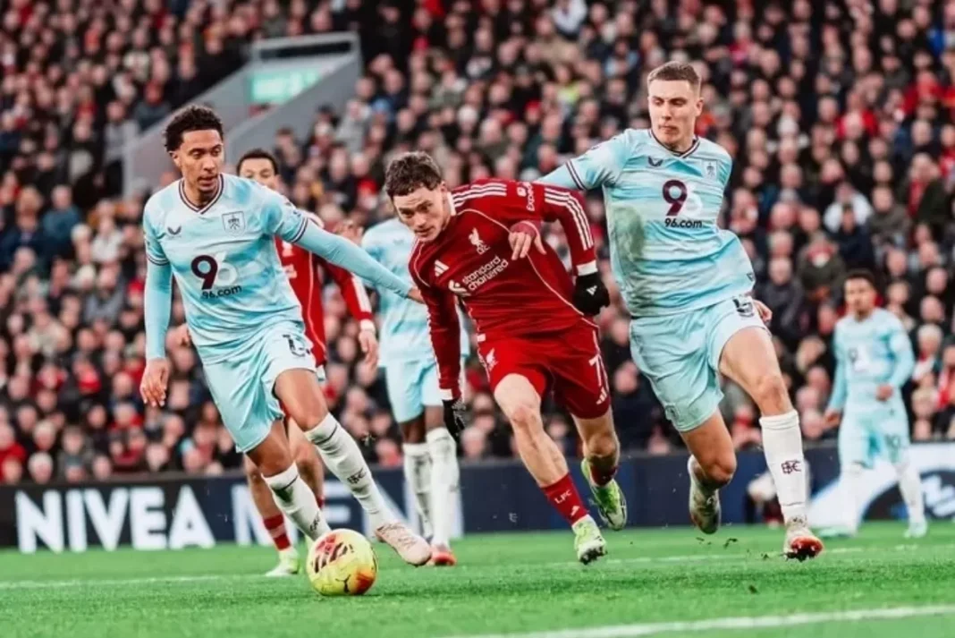 Liverpool harus rela berbagi angka di kandangnya dengan tamunya Burnley usai keduanya sama-sama mencetak satu gol.