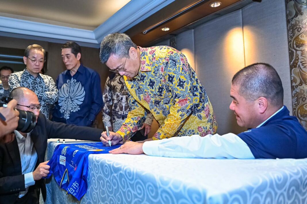 FC Imabari, klub sepak bola profesional asal Prefektur Ehime, Jepang, secara resmi jalin kerjasama dengan Wandi Wanandi.