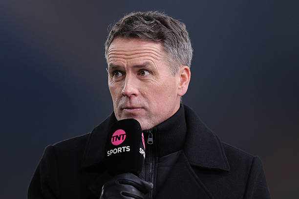 WOLVERHAMPTON, INGGRIS - 6 Maret 2026: Komentator TNT Sports, Michael Owen, saat pertandingan putaran kelima Piala FA Emirates antara Wolverhampton Wanderers dan Liverpool di Wolverhampton, Inggris. (Foto oleh James Gill - Danehouse/Getty Images)